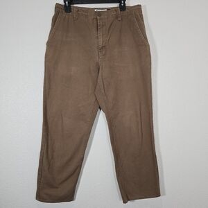 Monet skateboard pants Mens Size 32 Loose Baggy Fit Tan‎ 100% Cotton